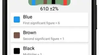 Resistor Color Code And SMD Code Calculator screenshot