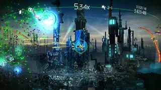 Resogun screenshot