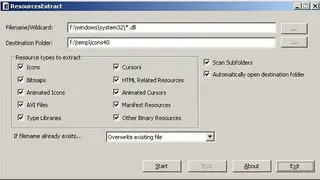 ResourcesExtract screenshot