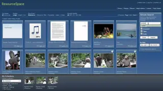 ResourceSpace screenshot