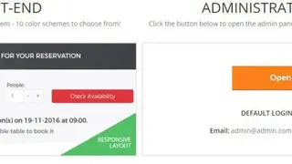 Restaurant Table Booking System screenshot