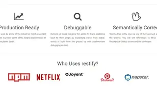 Restify screenshot
