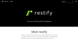 Restify screenshot