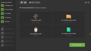Restoro screenshot