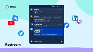 Restream Chat screenshot