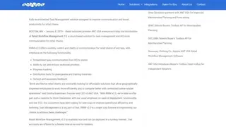 Retail Workflow Management screenshot
