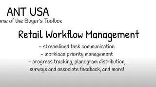Retail Workflow Management screenshot