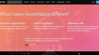 ReverbNation screenshot