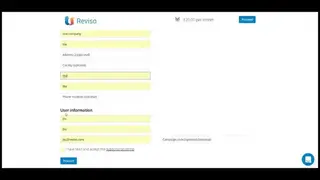 Reviso screenshot