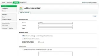 Revive Adserver screenshot