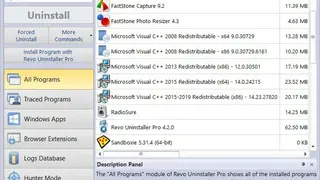 Revo Uninstaller screenshot