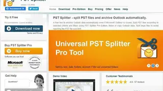 Revove PST Splitter Software screenshot