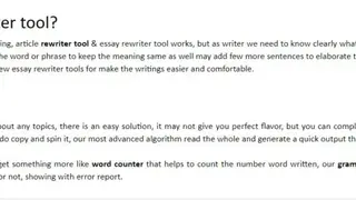 Rewriter Tools screenshot