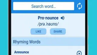 Rhyming Dictionary screenshot
