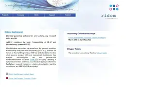 Ridom TraceEdi screenshot