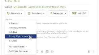 Right inbox screenshot