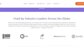 Rightsline screenshot