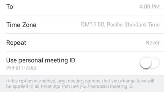 RingCentral Meetings screenshot