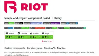 RiotJS screenshot