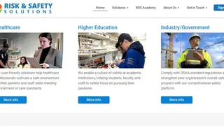 Risk and Safety Solutions screenshot