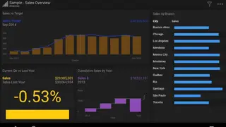 Roambi Analytics screenshot