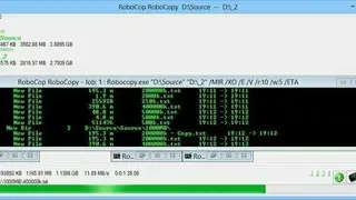 RoboCopy screenshot