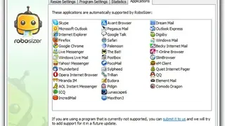 RoboSizer screenshot