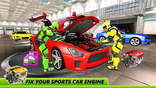 Robot Car Mechanic Simulator screenshot