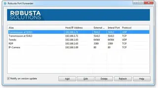 Robusta Port Forwarder screenshot