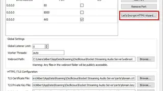 Rocket Streaming Audio Server screenshot