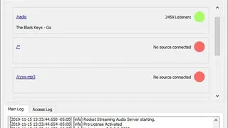 Rocket Streaming Audio Server screenshot