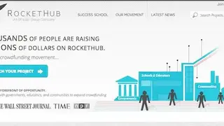Rockethub screenshot
