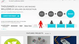 Rockethub screenshot