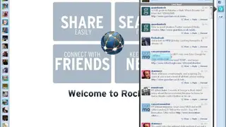 Rockmelt Browser screenshot