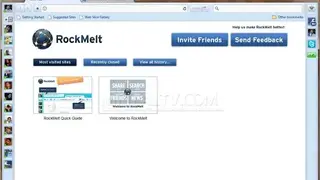 Rockmelt Browser screenshot