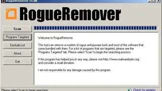 RogueRemover screenshot