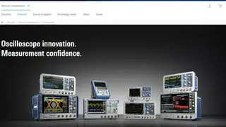 Rohde & Schwarz Oscilloscopes screenshot