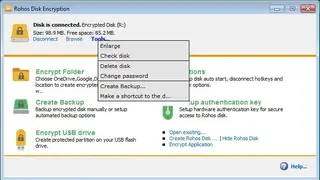 Rohos Disk Encryption screenshot