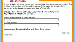 Rohos Disk Encryption screenshot