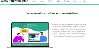Roi4Presenter screenshot