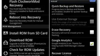 ROM Manager screenshot