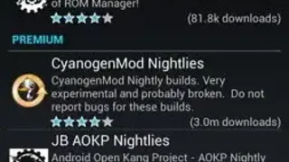 ROM Manager screenshot