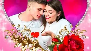 Romantic Photo Blending Frames screenshot