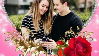Romantic Photo Blending Frames screenshot