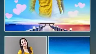 Romantic Photo Blending Frames screenshot