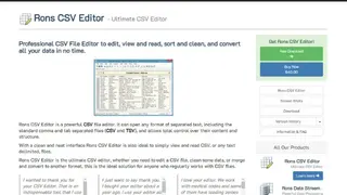 Rons CSV Editor screenshot