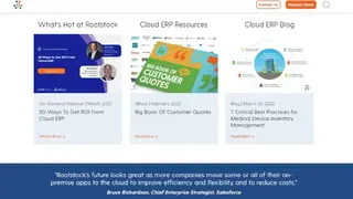 Rootstock Cloud ERP screenshot