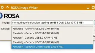 ROSA Image Writer screenshot