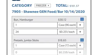 Rosnet Food Management screenshot