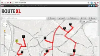 RouteXL screenshot